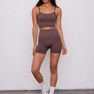 SETactive sculpt flex Bike shorts & Body crop bra